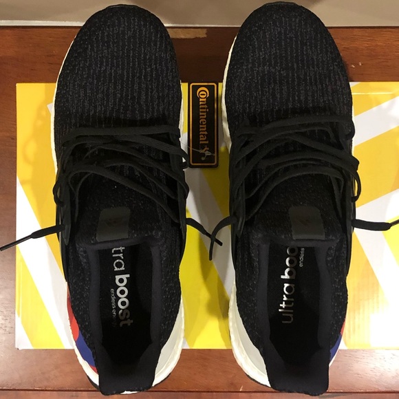 Adidas Ultra Boost 3.0 Pride Black Multicolor Shoe - Picture 3 of 8